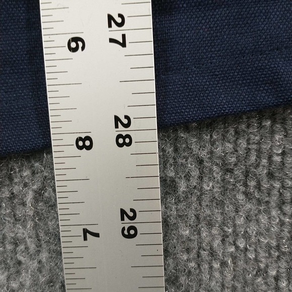 Talbots Petites Women's Blazer Jacket Blue 2 Shoulder Pads 3/4 Sleeve Linen - Picture 11 of 12